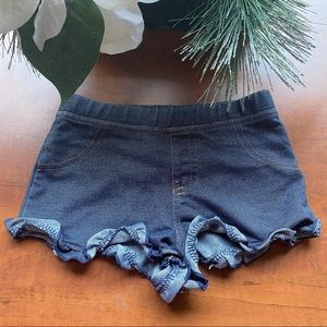 Little blue jean stretchy short size 4T